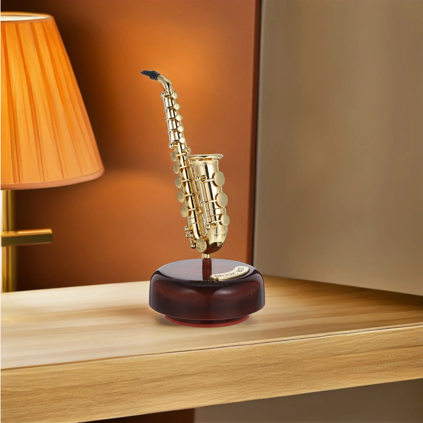 Musical Instrument Music Box Saxophone Design Premium Plastic Desktop Decorative Item for Living Room Desk Decoration Instrument
Musical Instrument Music Box Saxophone Design Premium Plastic Desktop Decorative Item for Living Room Desk Decoration Instrument