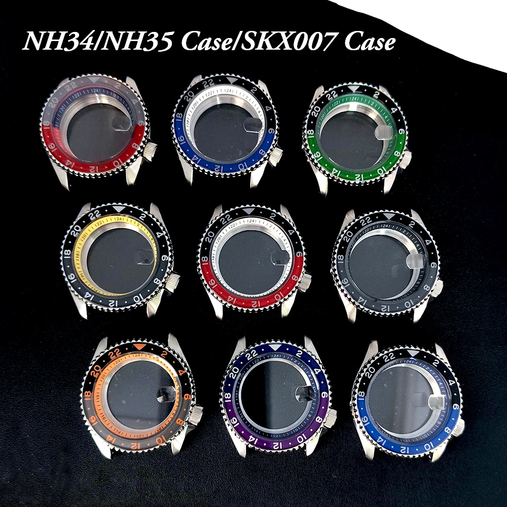 NH34/NH35 case SKX007 case stainless steel case men's watch custom logo case suitable for NH34/NH35 movement watch accessories
NH34/NH35 case SKX007 case stainless steel case men's watch custom logo case suitable for NH34/NH35 movement watch accessories