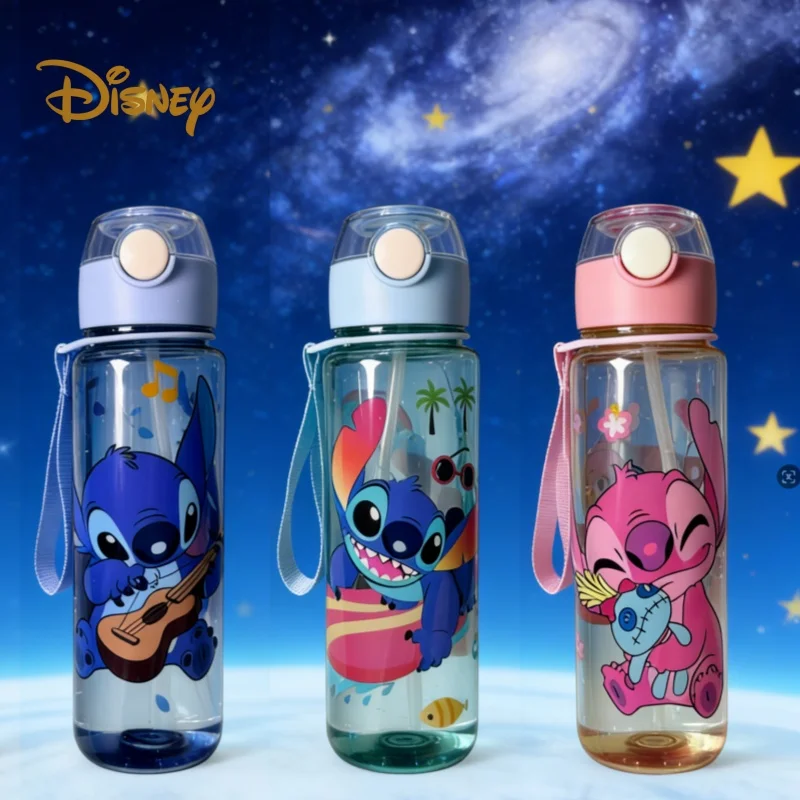 Disney Stitch Water Bottles: 700ML Cute Dreamy Cartoon Design, Portable Straw, Leak-Proof & Shatter-Resistant, Ideal for Camping
Disney Stitch Water Bottles: 700ML Cute Dreamy Cartoon Design, Portable Straw, Leak-Proof & Shatter-Resistant, Ideal for Camping