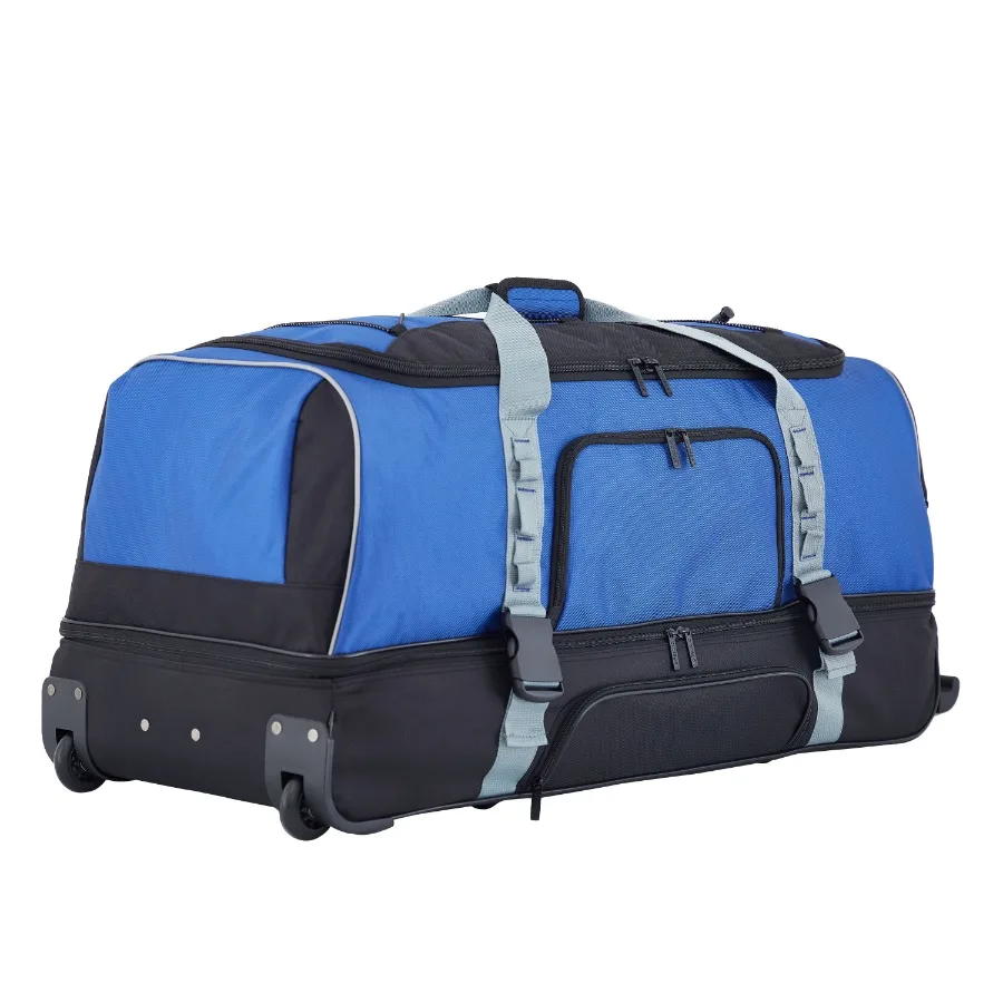 36-inch Jumbo Drop-Bottom Rolling Travel Duffel Bag with Telescopic Handle
36-inch Jumbo Drop-Bottom Rolling Travel Duffel Bag with Telescopic Handle