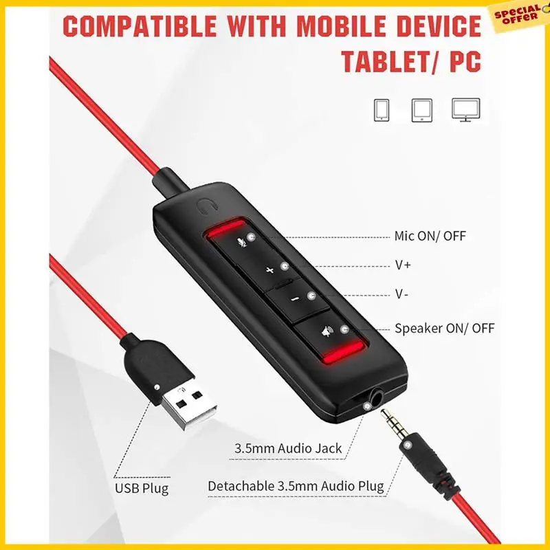 A25P 2X NUBWO USB-гарнитура с микрофоном с шумоподавлением для портативного компьютера PS5, проводная накладная гарнитура для офисного колл-центра
A25P 2X NUBWO USB-гарнитура с микрофоном с шумоподавлением для портативного компьютера PS5, проводная накладная гарнитура для офисного колл-центра