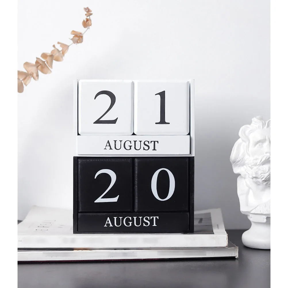 Natural Wood Desktop Calendar Handmade Style Fine Craftsmanship Decorative Office Supply Home Study Room Decoration Black
Natural Wood Desktop Calendar Handmade Style Fine Craftsmanship Decorative Office Supply Home Study Room Decoration Black