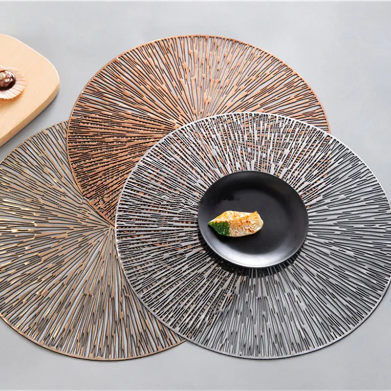 6pcs/set PVC Placemats Round Hollow Table Mat For Kitchen Dinning Table Mat Insulation Pads Drink Coffee Cup Coasters Plate Pad
6pcs/set PVC Placemats Round Hollow Table Mat For Kitchen Dinning Table Mat Insulation Pads Drink Coffee Cup Coasters Plate Pad