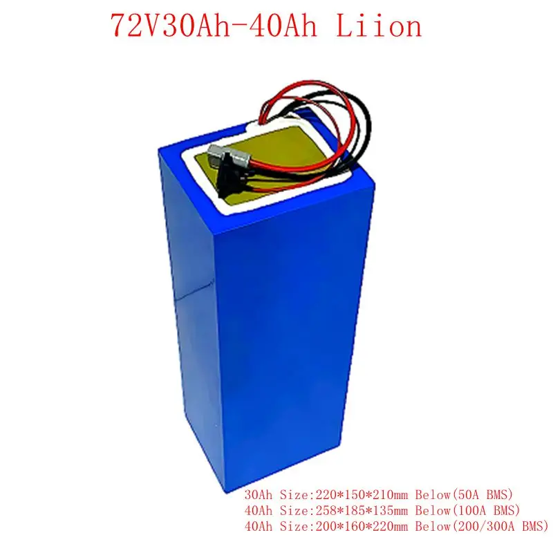 JR lithium 72V 60Ah lifepo4 battery pack BMS 24S 76.8V deep cycle 170*265*340mm for 5000W 3500W bike scooter Motorcycle
JR lithium 72V 60Ah lifepo4 battery pack BMS 24S 76.8V deep cycle 170*265*340mm for 5000W 3500W bike scooter Motorcycle