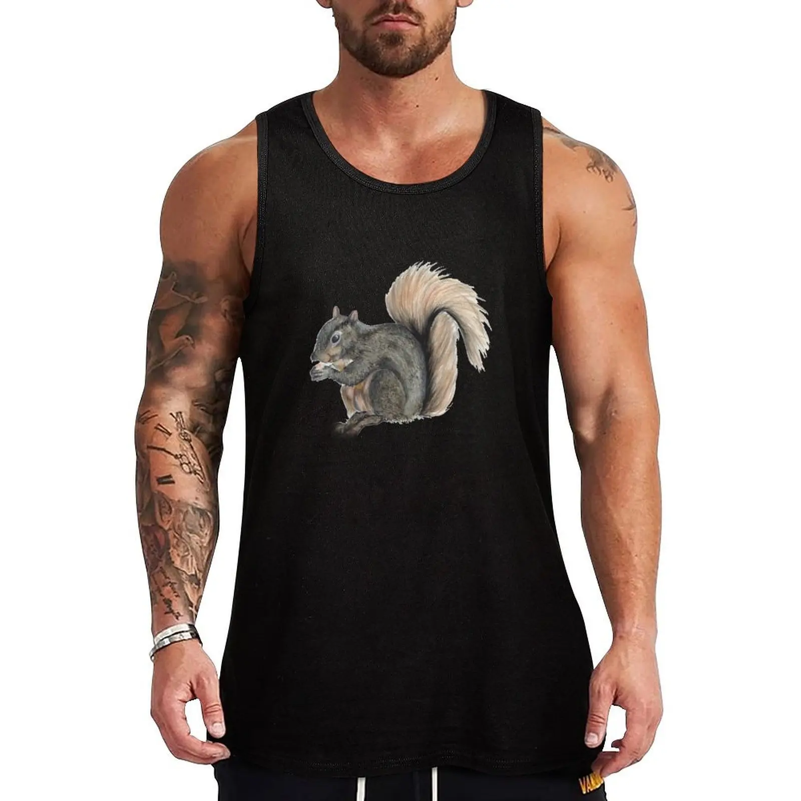 Squirrel Colored Pencil and Marker Drawing by Art Vibes - BrittsArtVibes BrittanysArtVibes ArtVibes Tank Top
Squirrel Colored Pencil and Marker Drawing by Art Vibes - BrittsArtVibes BrittanysArtVibes ArtVibes Tank Top
