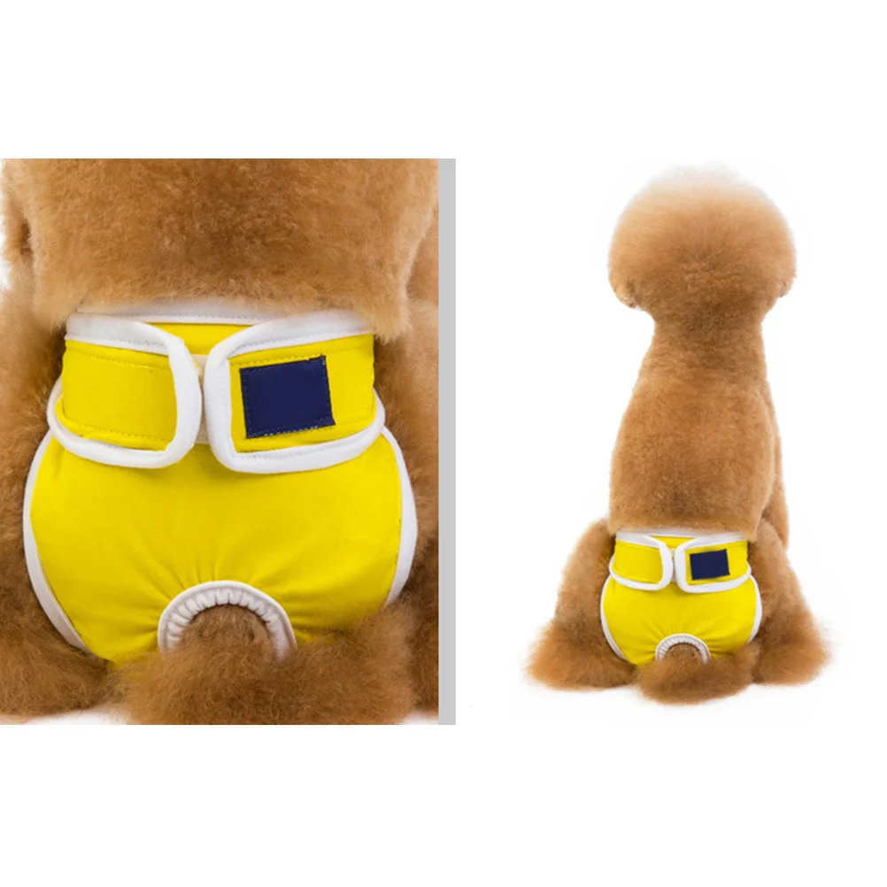 Cotton Pet Safety Pants Comfortable Dog Menstruation Pants Sanitary Physiological Pants (Yellow, Size S)
Cotton Pet Safety Pants Comfortable Dog Menstruation Pants Sanitary Physiological Pants (Yellow, Size S)