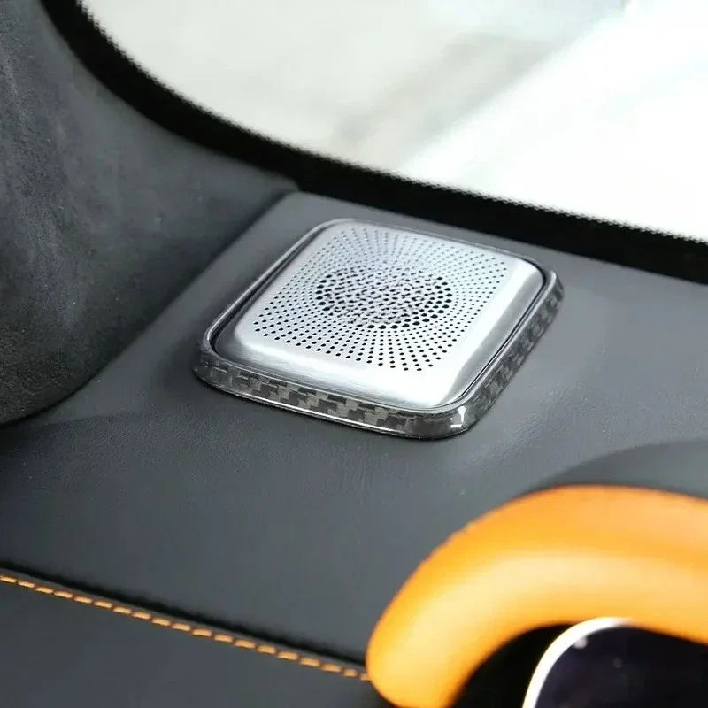 For Mercedes-Benz G-Class W464 Real Dry Carbon Fiber 2019-2023 Dashboard Horn Mesh Frame Decorative Modification Accessories
For Mercedes-Benz G-Class W464 Real Dry Carbon Fiber 2019-2023 Dashboard Horn Mesh Frame Decorative Modification Accessories