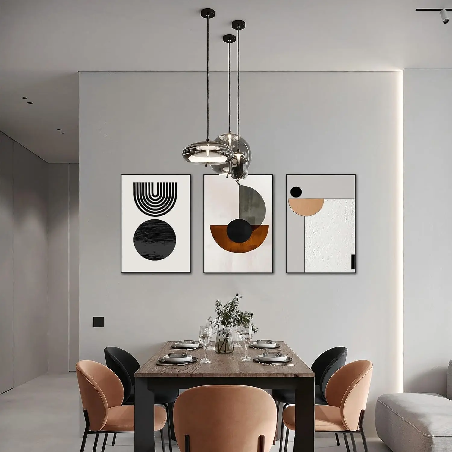 Qkf Modern Home Living Room Wall Art, Black And Light Yellow Geometric Shape Room Bedroom Decoration Painting, Office Wall
Qkf Modern Home Living Room Wall Art, Black And Light Yellow Geometric Shape Room Bedroom Decoration Painting, Office Wall