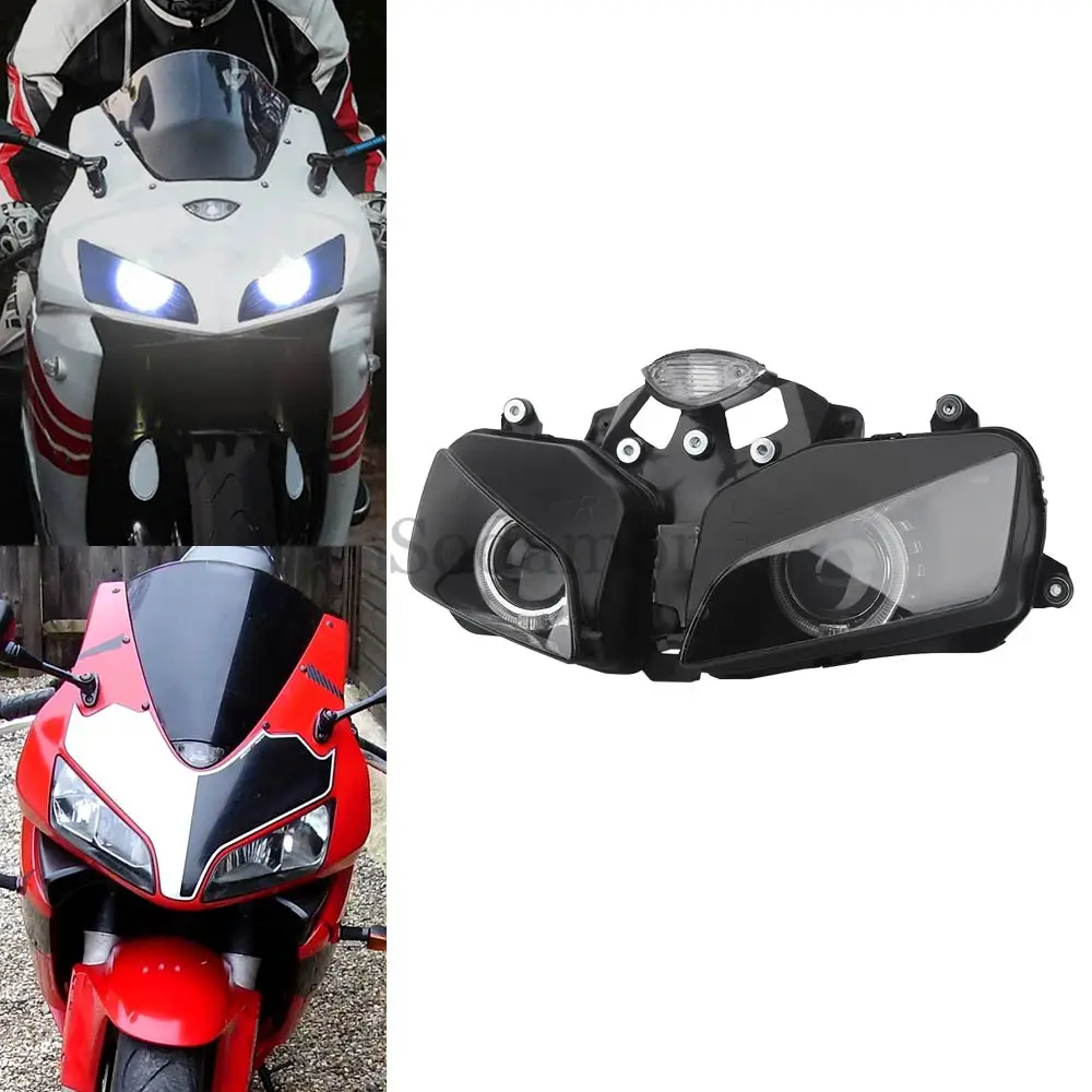 HID Projector Headlight For Honda CBR 600RR 2003-2006 Modified LED Hi/Lo Beam Head Lamp Assembly Angel Devil Eyes Motorcycle
HID Projector Headlight For Honda CBR 600RR 2003-2006 Modified LED Hi/Lo Beam Head Lamp Assembly Angel Devil Eyes Motorcycle