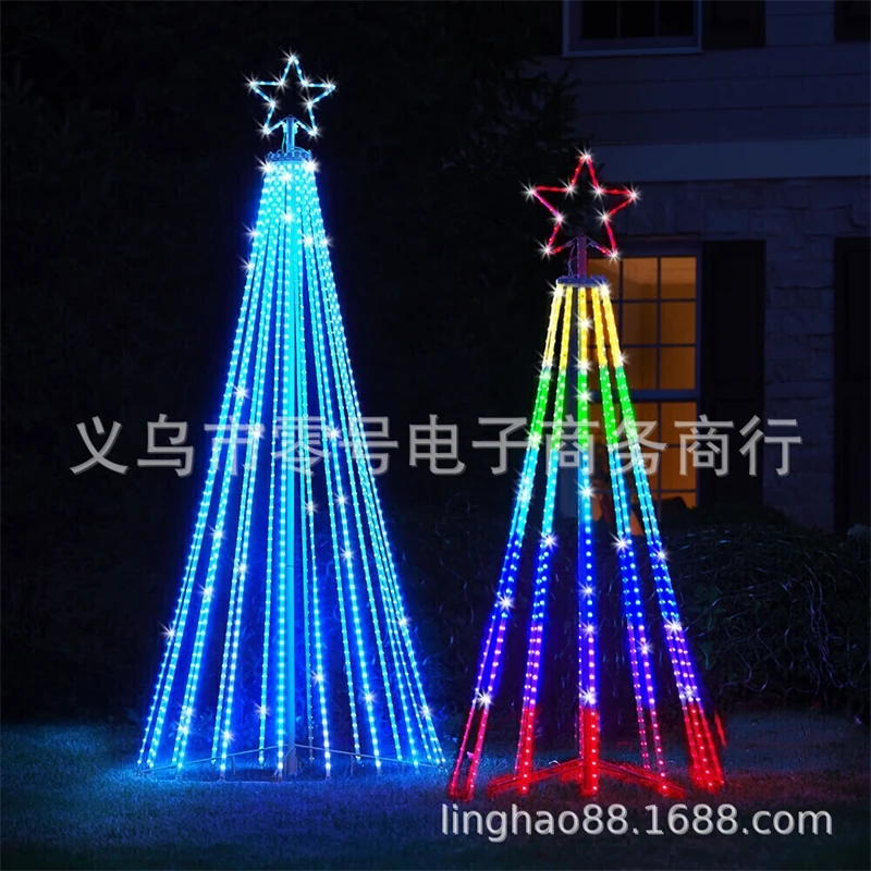 Outdoor LED Cone Christmas Tree Plug In Light With Star Topper IP44 Waterproof String Lights Animated Show For Garden Xmas Decor
Outdoor LED Cone Christmas Tree Plug In Light With Star Topper IP44 Waterproof String Lights Animated Show For Garden Xmas Decor