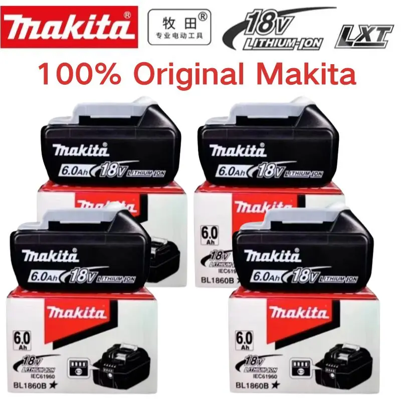 100% Genuine Makita 18V 6.0Ah Powerful long-lasting Rechargeable Battery+electric drill+charger ,For Makita Power Tools Battery
100% Genuine Makita 18V 6.0Ah Powerful long-lasting Rechargeable Battery+electric drill+charger ,For Makita Power Tools Battery