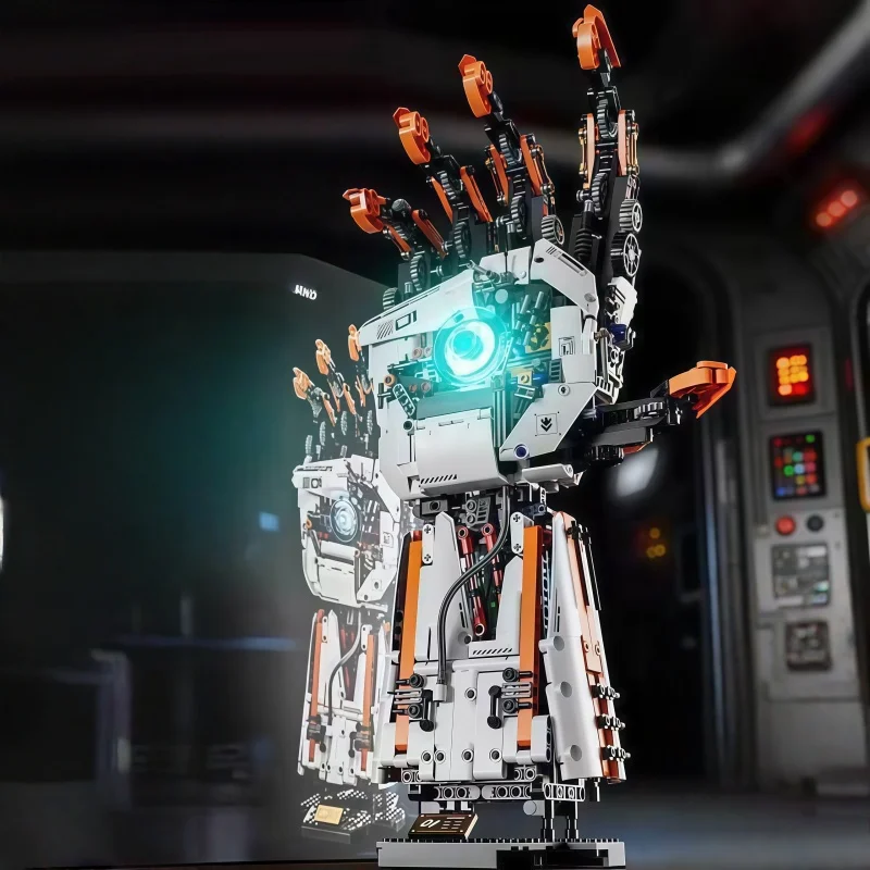 Movable Mechanical Bionic Hand Building Kit, High Difficulty Assembly Bricks, Sci-Fi Collectible Model Toy
Movable Mechanical Bionic Hand Building Kit, High Difficulty Assembly Bricks, Sci-Fi Collectible Model Toy
