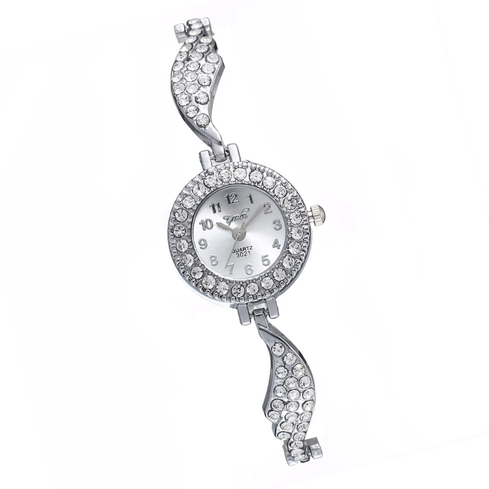 Rhinestone Watch Quartz Bangle Silver Woman Bracelet Diamond Exquisite Wrist No Fading Oxidation Great Gift Valentine New Year
Rhinestone Watch Quartz Bangle Silver Woman Bracelet Diamond Exquisite Wrist No Fading Oxidation Great Gift Valentine New Year