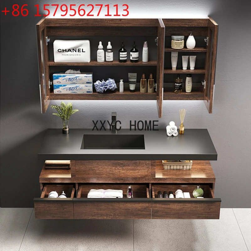 Stone Plate Whole Washbin Chinese Simple Solid Wood Bathroom Bathroom Cabinet Combination Smart Mirror Cabinet Washbasin
Stone Plate Whole Washbin Chinese Simple Solid Wood Bathroom Bathroom Cabinet Combination Smart Mirror Cabinet Washbasin
