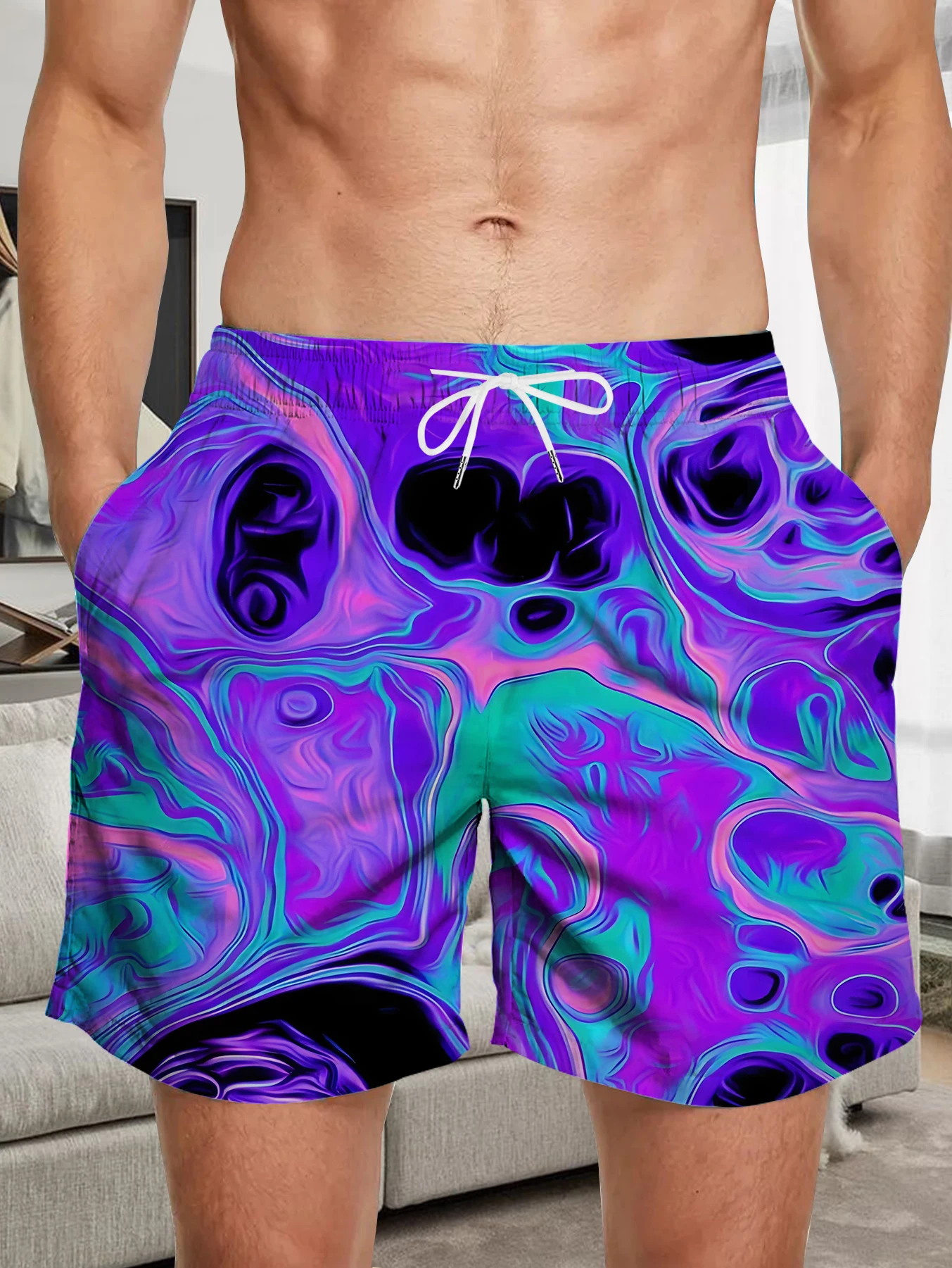 Men's Digital Printed Shorts Full Print Beach Pants Quick Dry Polyester Casual Trunks
Men's Digital Printed Shorts Full Print Beach Pants Quick Dry Polyester Casual Trunks