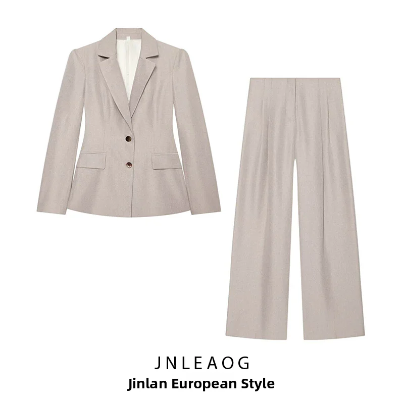Summer New Style Women's Fashion Suit Straight Leg Pants Pleated Design Two-Piece Set Polyester Fiber Long Sleeve Regular Length
Summer New Style Women's Fashion Suit Straight Leg Pants Pleated Design Two-Piece Set Polyester Fiber Long Sleeve Regular Length