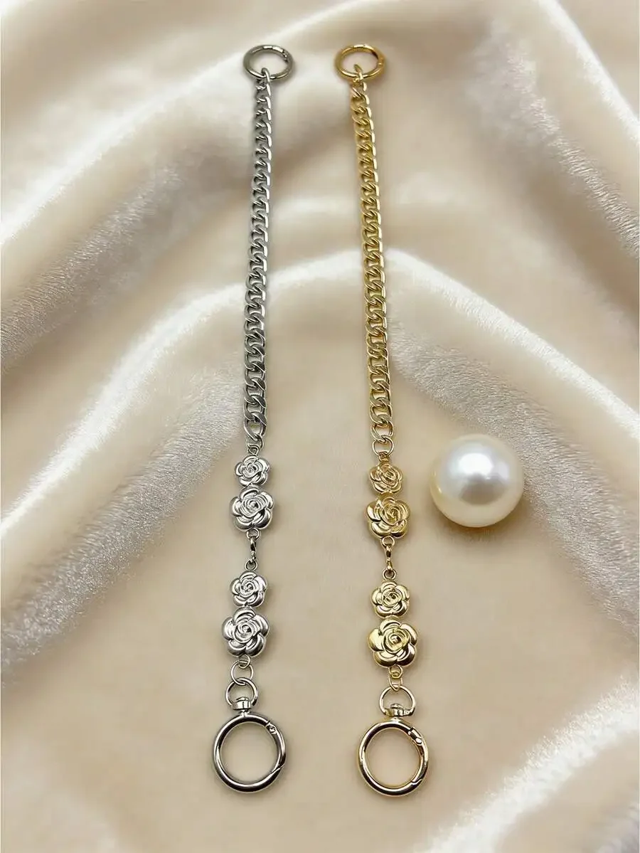 Rose Flower Alloy Chain Strap For Handbag Shoulder Bag Decor Charm Accessories
Rose Flower Alloy Chain Strap For Handbag Shoulder Bag Decor Charm Accessories