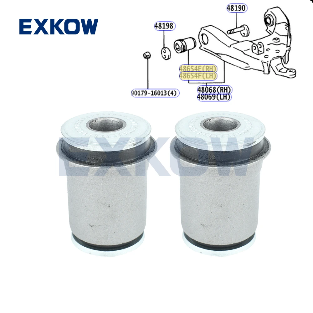 2PC Front Suspension Lower Bushings fit for Toyota Hilux 1983-1998 1988-2006 LN61 RN61 LN107 LZN205 48061-35011
2PC Front Suspension Lower Bushings fit for Toyota Hilux 1983-1998 1988-2006 LN61 RN61 LN107 LZN205 48061-35011