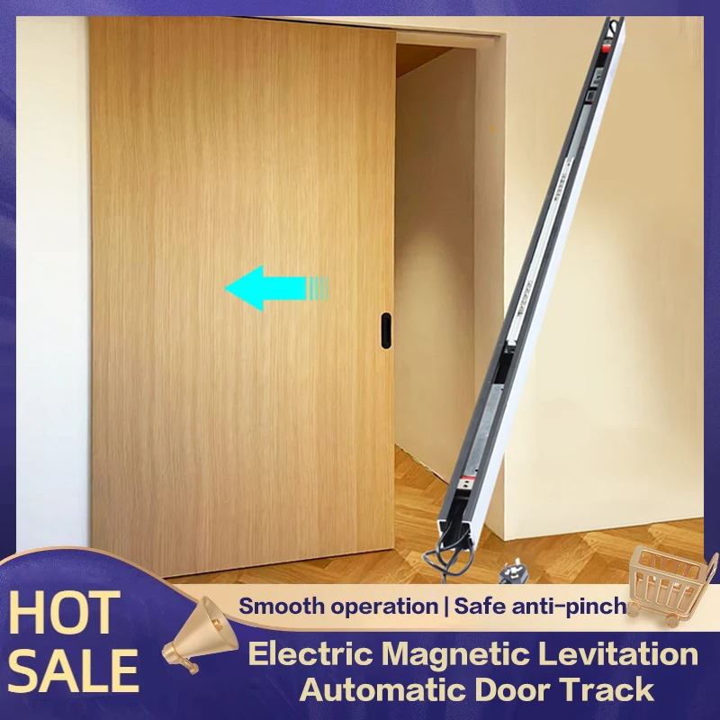 Electric Hidden Touch Sensor Magnetic Levitation Pocket Door Track Top Hung Sliding Door Rail For Single Wood Door Hardware
Electric Hidden Touch Sensor Magnetic Levitation Pocket Door Track Top Hung Sliding Door Rail For Single Wood Door Hardware