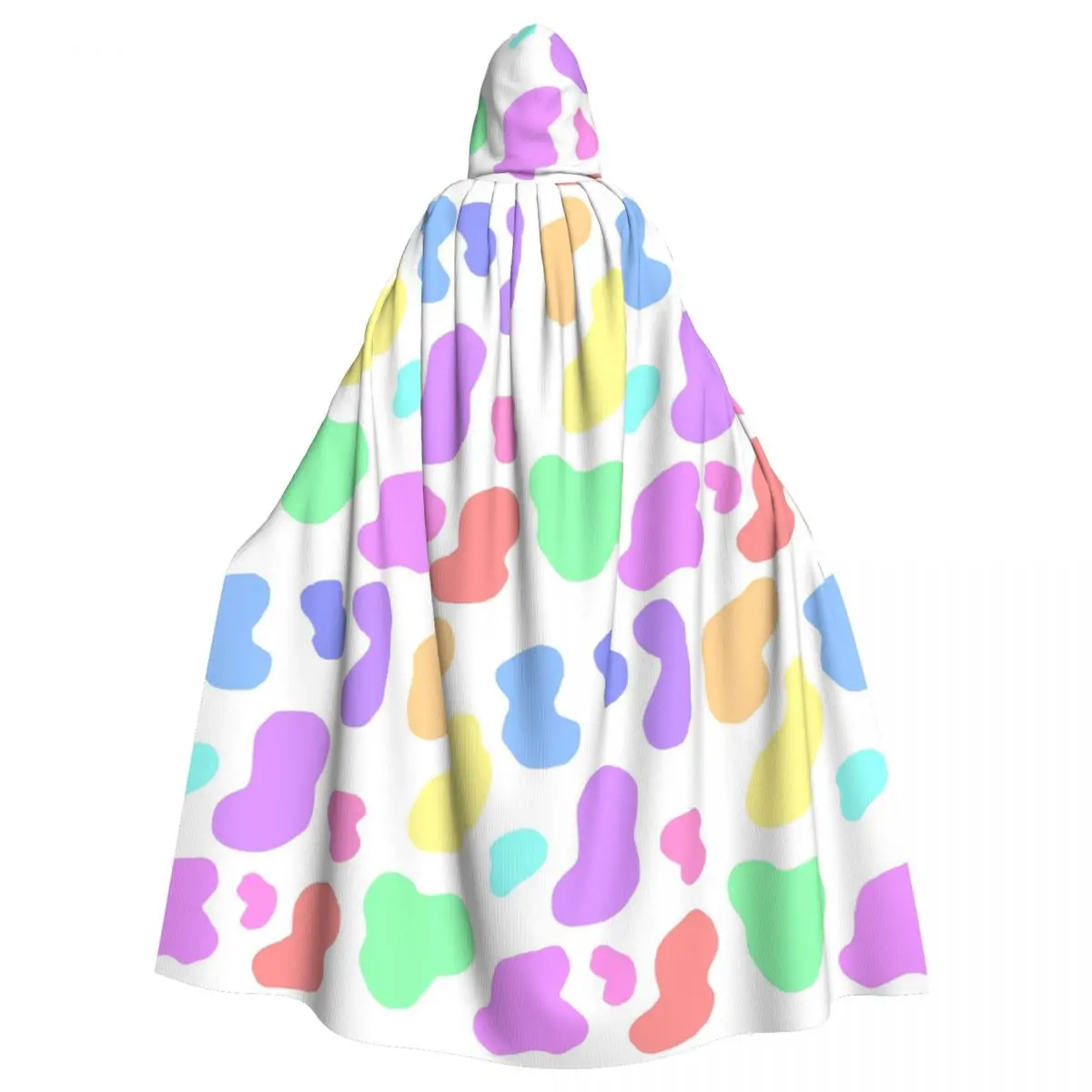 Rainbow Pastel Cow Pattern Long Hooded Cloak Witch Medieval Costume Cosplay Cape HalloweenCoat Adult Unisex
Rainbow Pastel Cow Pattern Long Hooded Cloak Witch Medieval Costume Cosplay Cape HalloweenCoat Adult Unisex