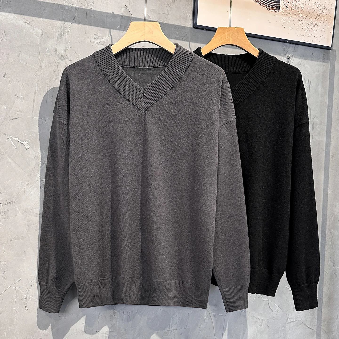 Laid-ba Knitted Sweater Men's Autumn Winter New Sle Retro Simple Inner Wear Base irt Overhead Long Sve V-ne Knitwear
Laid-ba Knitted Sweater Men's Autumn Winter New Sle Retro Simple Inner Wear Base irt Overhead Long Sve V-ne Knitwear