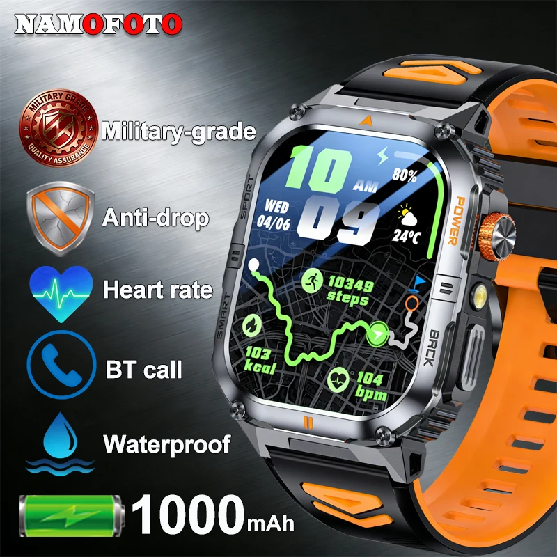 1000mAh Smartwatch Men LED Flashlight DIY Dials Bluetooth Call Phone Music Wrist Watch Sport Data Heart Rate Monitor Smart Watch
1000mAh Smartwatch Men LED Flashlight DIY Dials Bluetooth Call Phone Music Wrist Watch Sport Data Heart Rate Monitor Smart Watch