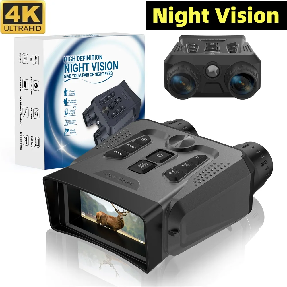 Digital Infrared Night Vision Binoculars JA21 Photography 4K Video Camera Wild Observation Telescope For Outdoor Camping Hunting
Digital Infrared Night Vision Binoculars JA21 Photography 4K Video Camera Wild Observation Telescope For Outdoor Camping Hunting