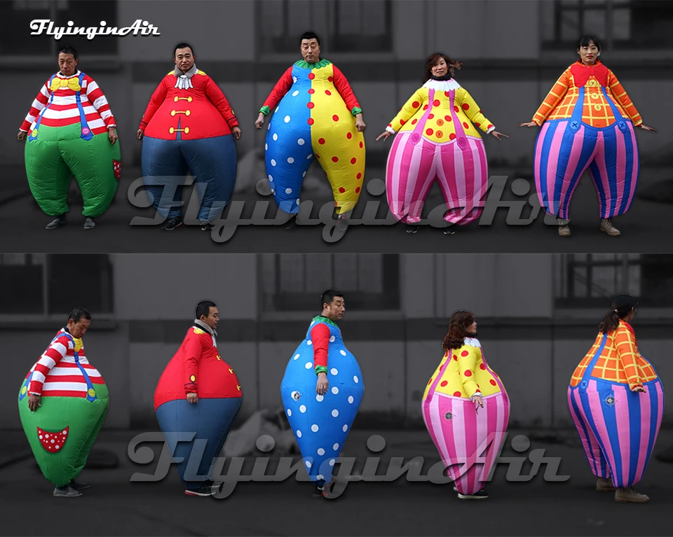 Circus Performance Wearable Funny Inflatable Clown Costume Blow Up Sumo Suit For Parade Event
Circus Performance Wearable Funny Inflatable Clown Costume Blow Up Sumo Suit For Parade Event