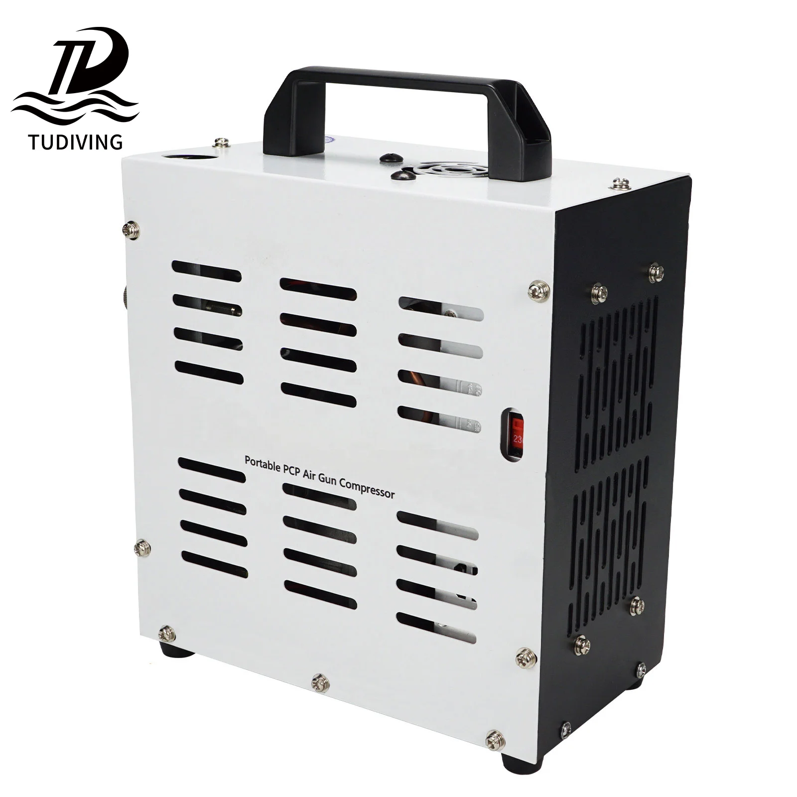 TUDIVING OEM Factory Supplier 12V High Pressure 4500Psi 300Bar 30Mpa Portable Outdoor Fan Cooling Paintball Game Air Compressor
TUDIVING OEM Factory Supplier 12V High Pressure 4500Psi 300Bar 30Mpa Portable Outdoor Fan Cooling Paintball Game Air Compressor