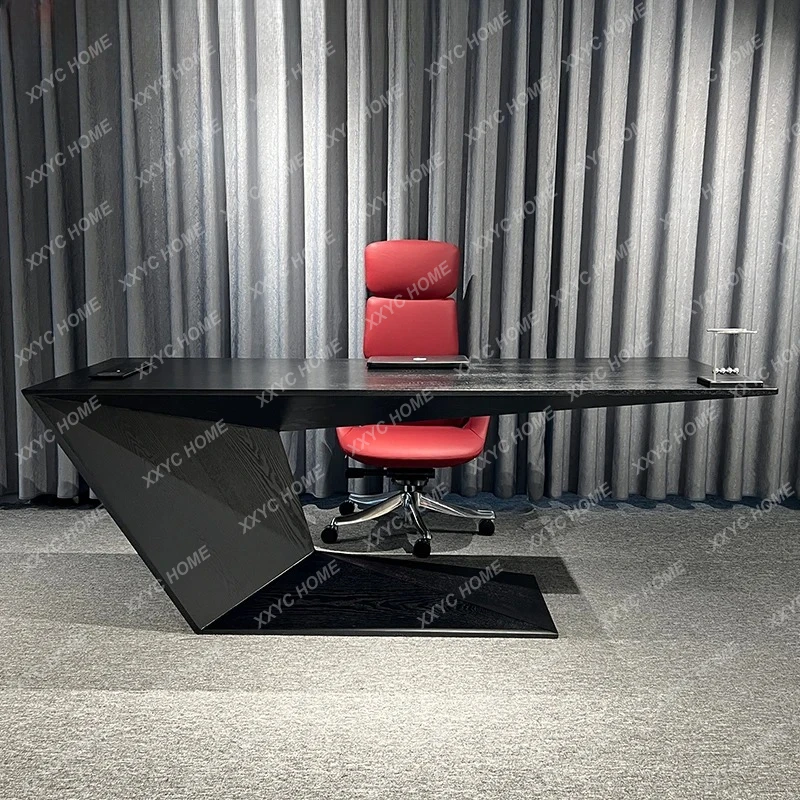 Modern light luxury office furniture boss table home study desk simple modern desk
Modern light luxury office furniture boss table home study desk simple modern desk