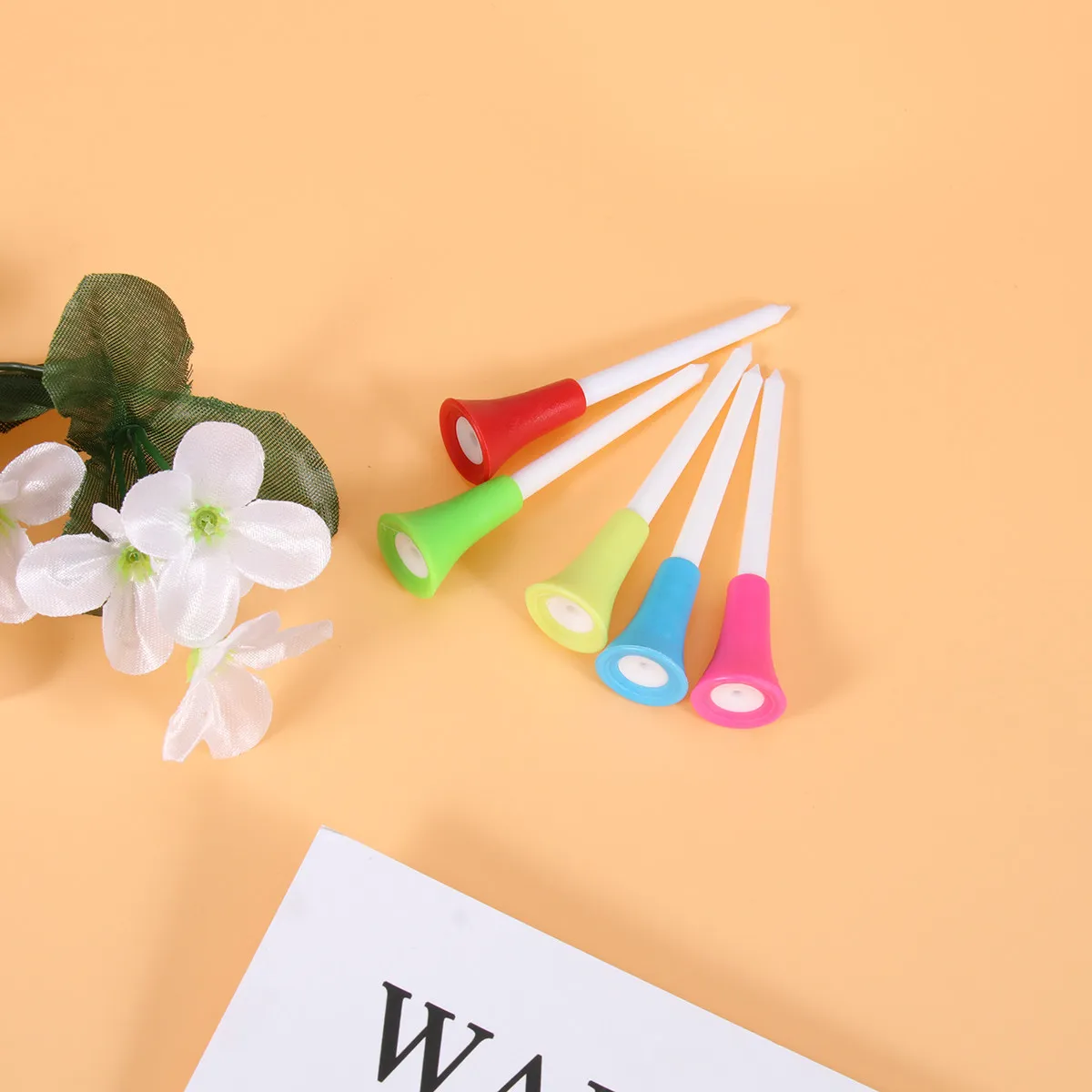 50Pcs Golf Tees Plastic Rubber Tip Cushion 83Mm Lightweight Training Accessories Outdoor Plastic Tees
50Pcs Golf Tees Plastic Rubber Tip Cushion 83Mm Lightweight Training Accessories Outdoor Plastic Tees