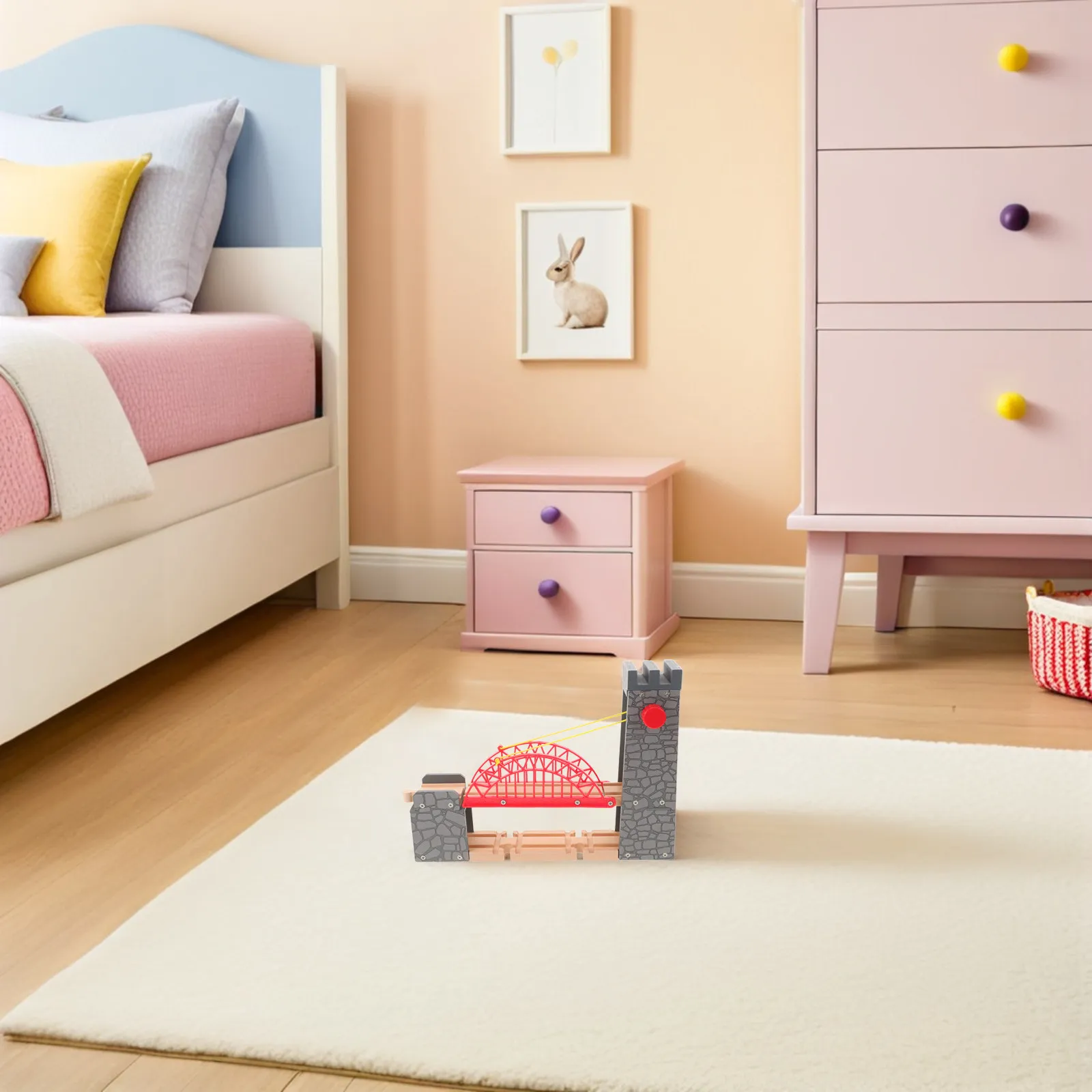 Wooden Train Track Accessories Bridge Set for DIY Railway Layouts Universal Compatibility with Wooden Train Sets Educational
Wooden Train Track Accessories Bridge Set for DIY Railway Layouts Universal Compatibility with Wooden Train Sets Educational