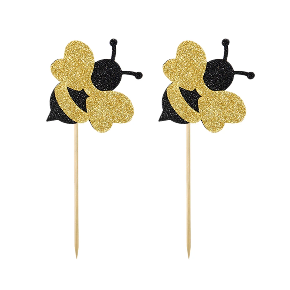 6 Pcs Decorations Cake Insert Fruit Picks Cupcake Decorate Bee Toppers Golden Baby
6 Pcs Decorations Cake Insert Fruit Picks Cupcake Decorate Bee Toppers Golden Baby