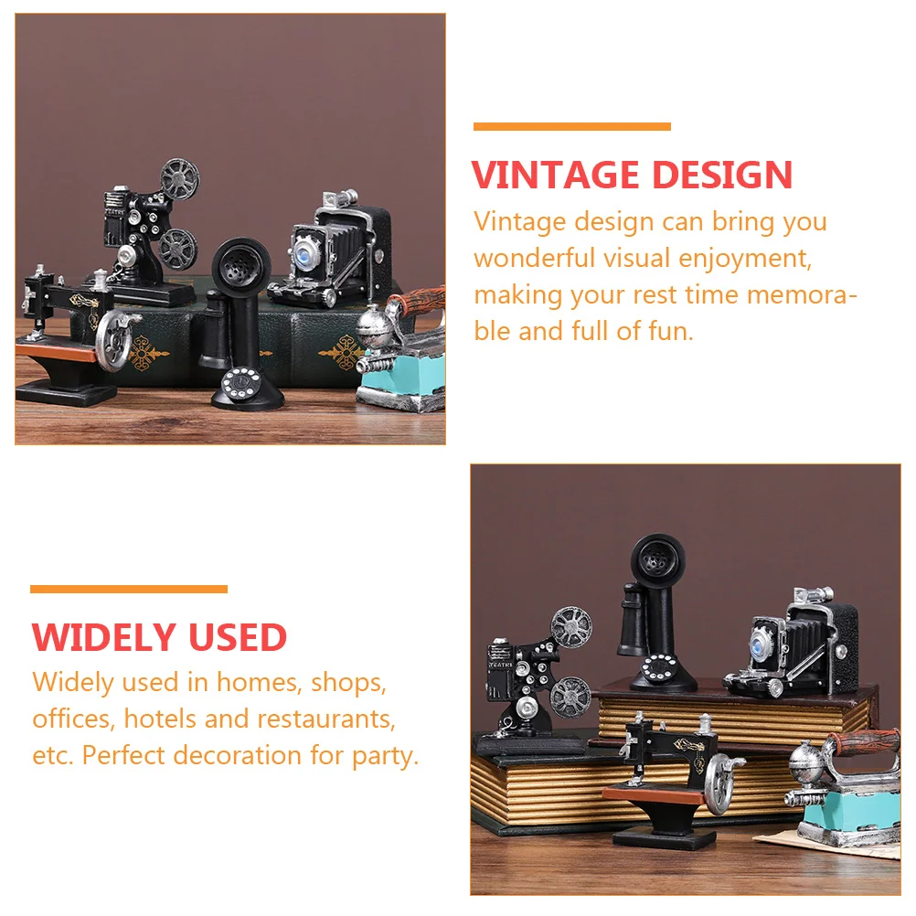 Home Decor Vintage Phone Ornaments Telephone Decoration Decorative Fashion Retro Model Rotary Miniature Man
Home Decor Vintage Phone Ornaments Telephone Decoration Decorative Fashion Retro Model Rotary Miniature Man