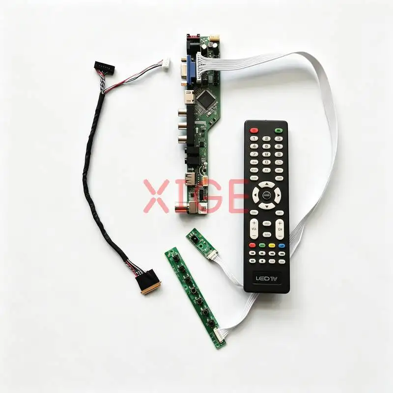 Drive Board Fit LTN156AT09 LTN156AT02 LTN156AT05 LTN156AT03 1366x768 40-Pin LVDS 1366*768 Laptop Display HDMI+VGA+AV+USB DIY Kit
Drive Board Fit LTN156AT09 LTN156AT02 LTN156AT05 LTN156AT03 1366x768 40-Pin LVDS 1366*768 Laptop Display HDMI+VGA+AV+USB DIY Kit