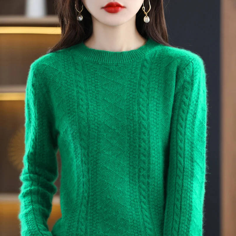 100% Wool Cashmere Sweater Women Knitted Loose Sweater O Neck Long Sleeve Pullovers Autumn Winter Clothing Warm Jumper Tops XXL
100% Wool Cashmere Sweater Women Knitted Loose Sweater O Neck Long Sleeve Pullovers Autumn Winter Clothing Warm Jumper Tops XXL