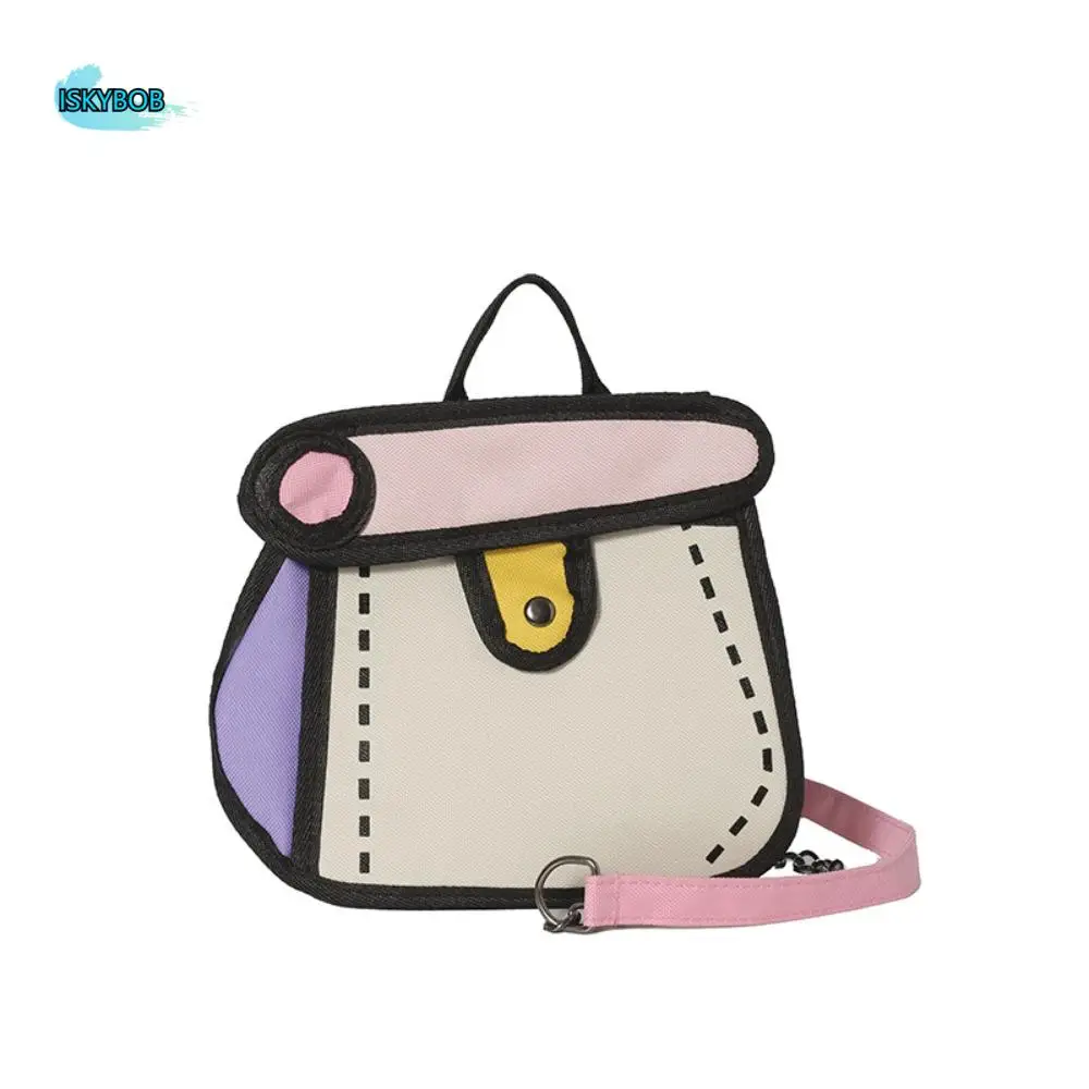 Cute Cartoon Comic Crossbody Bag Canvas 2D Anime Chain Shoulder Bag Small Handbag Line Painting Messenger Bag Travel
Cute Cartoon Comic Crossbody Bag Canvas 2D Anime Chain Shoulder Bag Small Handbag Line Painting Messenger Bag Travel