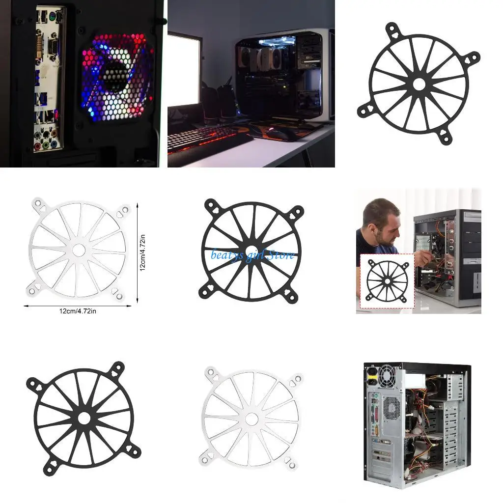 C7AB Aluminum Computer Fan Dustproof Cover Cooling Fan Cover Heat Dissipation Protective Guard Easy Installation Accessories
C7AB Aluminum Computer Fan Dustproof Cover Cooling Fan Cover Heat Dissipation Protective Guard Easy Installation Accessories