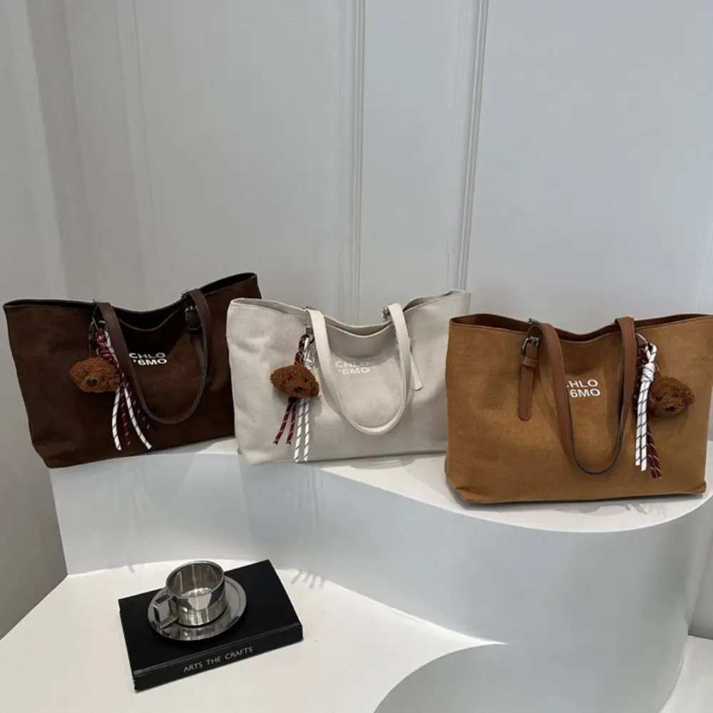 Fashion Korean Style Pu Tote Bag Handbag Pure Color Letter Underarm Bag All-match Velvet PU Suede Shoulder Bag Girls
Fashion Korean Style Pu Tote Bag Handbag Pure Color Letter Underarm Bag All-match Velvet PU Suede Shoulder Bag Girls