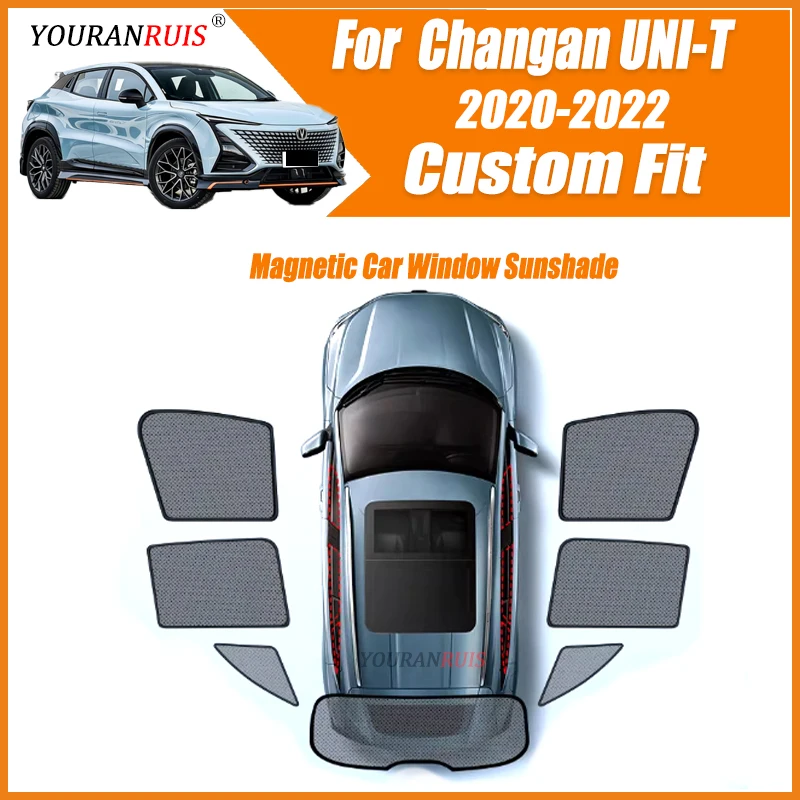 Magnetic black Car Windows Sunshade Side Heat insulation Mesh Sun Curtain Visor UV Protection for Changan UNI-T 2020-2022
Magnetic black Car Windows Sunshade Side Heat insulation Mesh Sun Curtain Visor UV Protection for Changan UNI-T 2020-2022