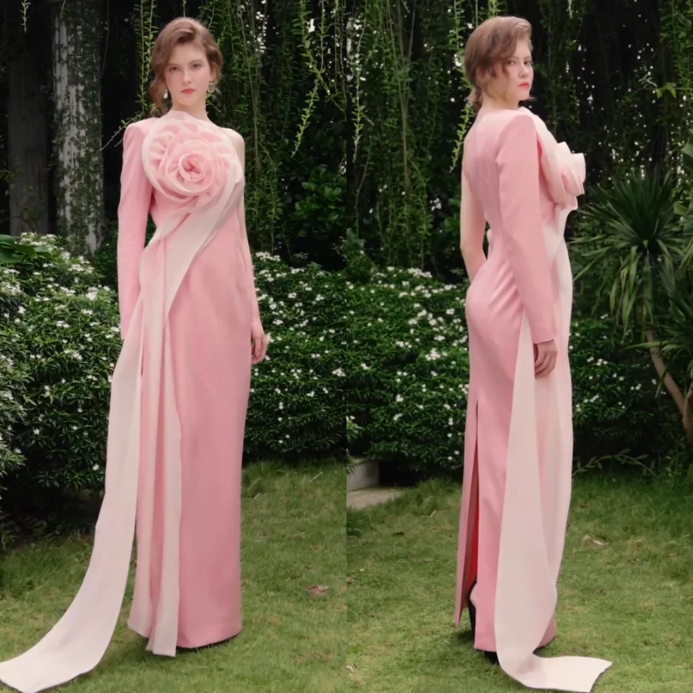 Customized Fashion Pleat Flower Straight One-shoulder Long Dresses Bespoke Occasion Exquisite Chinese Style
Customized Fashion Pleat Flower Straight One-shoulder Long Dresses Bespoke Occasion Exquisite Chinese Style