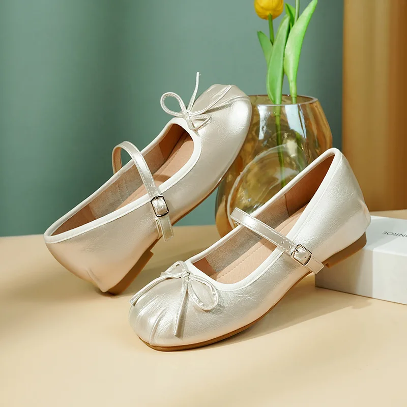Ballet Flat Mary Jane Women's Shoes Summer New Fairy Style Butterfly Knot Single Shoes Soft PU Leather Insole Rubber Upgraded
Ballet Flat Mary Jane Women's Shoes Summer New Fairy Style Butterfly Knot Single Shoes Soft PU Leather Insole Rubber Upgraded