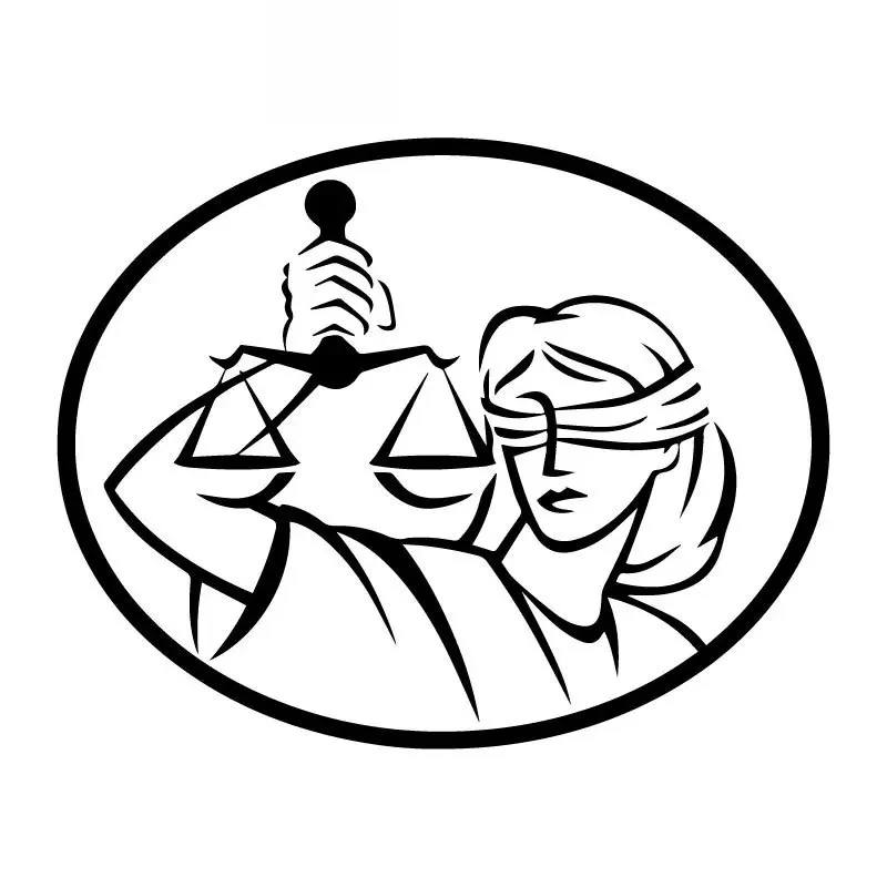 Lady Justice Car Sticker Motorcycle Decal High Quality Car Decoration Personality Pvc Waterproof Decal Black/white, 17cm*14cm
Lady Justice Car Sticker Motorcycle Decal High Quality Car Decoration Personality Pvc Waterproof Decal Black/white, 17cm*14cm