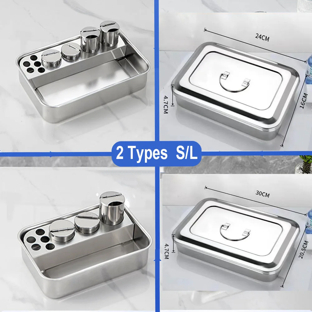 Professional Medical Surgical Instrument Box Casket S/L Dental Basic Tools Storage Disinfection Tray Forcep Divided Organizer
Professional Medical Surgical Instrument Box Casket S/L Dental Basic Tools Storage Disinfection Tray Forcep Divided Organizer