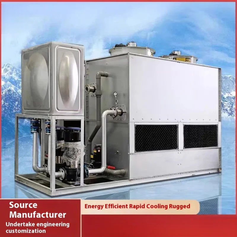 Condenser evaporation cold closed evaporator Natural draft cooling tower Medium high frequency electric furnace cooling
Condenser evaporation cold closed evaporator Natural draft cooling tower Medium high frequency electric furnace cooling