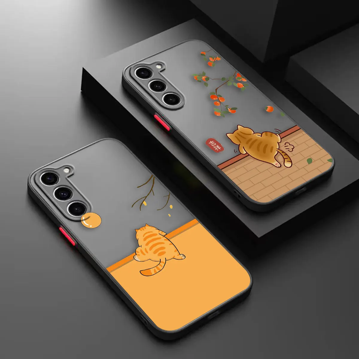 Funny Orange Black Cat Matte Phone Case For Samsung Galaxy S25 S24 S23 S22 S21 S20 FE S10 S9 S8 PLUS ULTRA Frosted Case Shell
Funny Orange Black Cat Matte Phone Case For Samsung Galaxy S25 S24 S23 S22 S21 S20 FE S10 S9 S8 PLUS ULTRA Frosted Case Shell