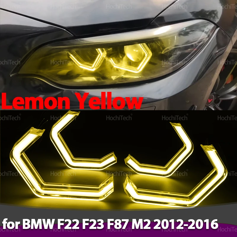 Lemon Yellow Color Angel Eyes Light DTM Style M4 Style Daytime Light White Light for BMW 2 Series F22 F23 F87 M2 2012-2016
Lemon Yellow Color Angel Eyes Light DTM Style M4 Style Daytime Light White Light for BMW 2 Series F22 F23 F87 M2 2012-2016