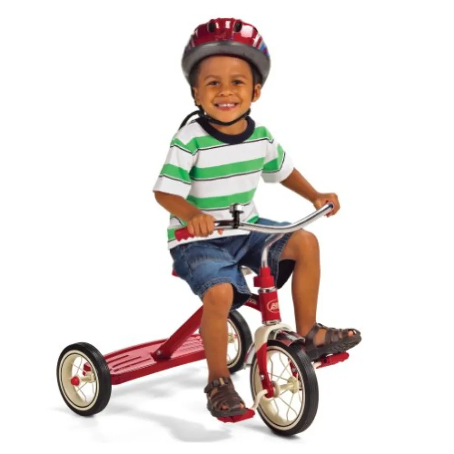Детский трехколесный велосипед Radio Flyer Classic 10 дюймов с резиновыми шинами и стальной рамой, красный, для малышей, прочные усиленные резиновые шины
Детский трехколесный велосипед Radio Flyer Classic 10 дюймов с резиновыми шинами и стальной рамой, красный, для малышей, прочные усиленные резиновые шины