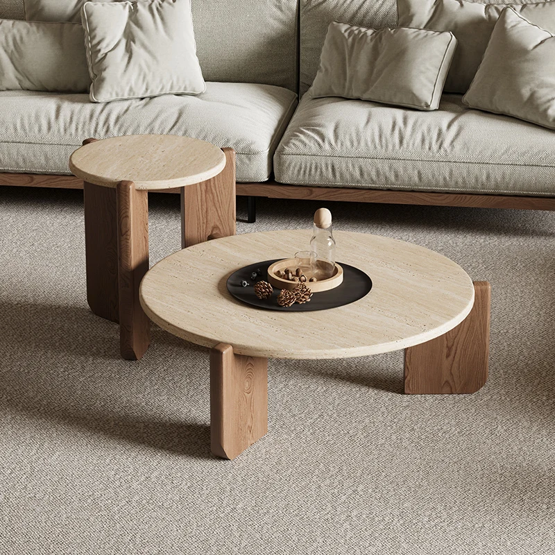 Exquisite and Minimalist Solid Wood Small Coffee Table Design Living Room Home Circular Balcony Coffee Table Smooth Coffee Table
Exquisite and Minimalist Solid Wood Small Coffee Table Design Living Room Home Circular Balcony Coffee Table Smooth Coffee Table