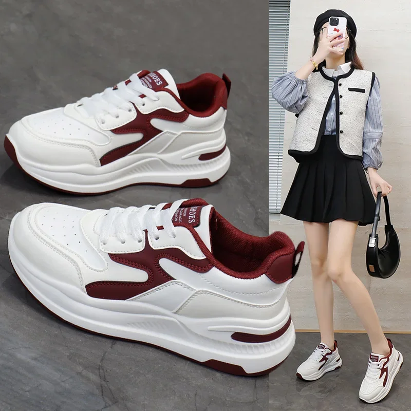 Корейская версия туфель для папы на толстой подошве, весна 2021, новая уличная фотография, студенческая спортивная обувь для бега
Корейская версия туфель для папы на толстой подошве, весна 2021, новая уличная фотография, студенческая спортивная обувь для бега